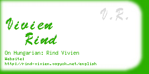 vivien rind business card